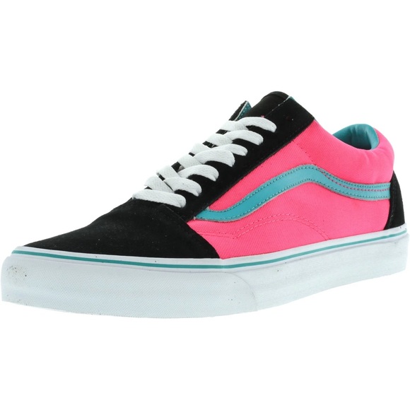 Vans Other - Vans OldSchool bright Pink/Turquoise/Black Sneakers Men Sz.8 Women Sz.9.5 in guc